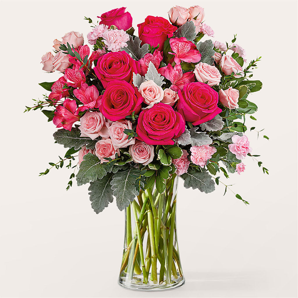 Tickled Pink Bouquet – FARFANS FLOWERS & DECORATIONS LLC, Frederick MD