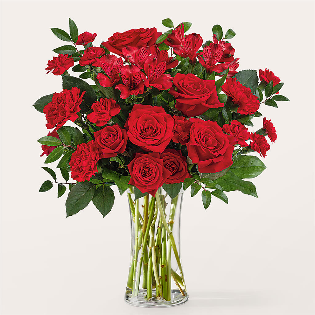 Brilliant Ruby Bouquet – FARFANS FLOWERS & DECORATIONS LLC, Frederick MD