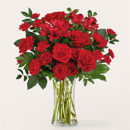 Brilliant Ruby Bouquet – FARFANS FLOWERS & DECORATIONS LLC, Frederick MD