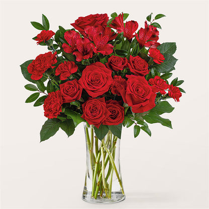 Brilliant Ruby Bouquet – FARFANS FLOWERS & DECORATIONS LLC, Frederick MD
