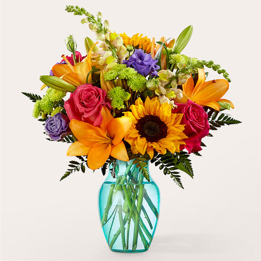 Double Rainbow Bouquet – FARFANS FLOWERS & DECORATIONS LLC, Frederick MD