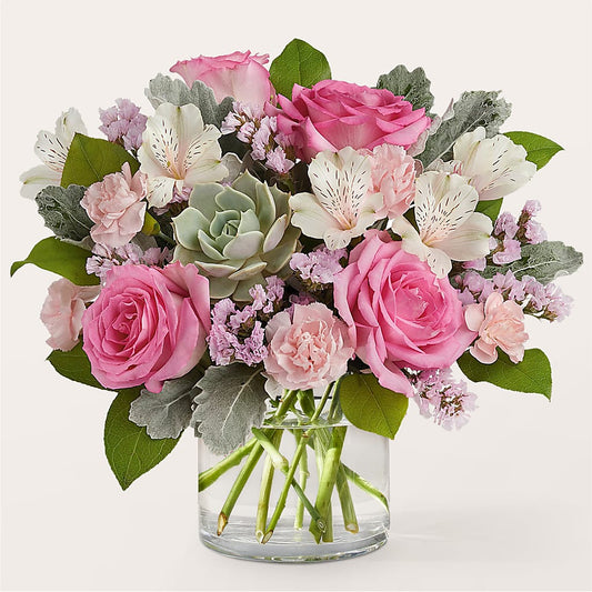 Dusty Rose Bouquet – FARFANS FLOWERS & DECORATIONS LLC, Frederick MD