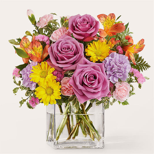 Shades of Happiness Bouquet – FARFANS FLOWERS & DECORATIONS LLC, Frederick MD