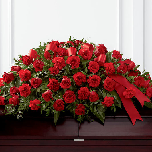 Tribute of Life Casket Spray – FARFANS FLOWERS & DECORATIONS LLC, Frederick MD