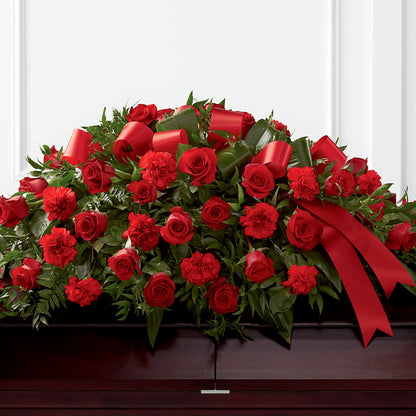Tribute of Life Casket Spray – FARFANS FLOWERS & DECORATIONS LLC, Frederick MD