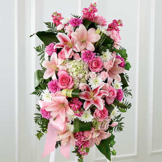 Comforting Standing Spray – FARFANS FLOWERS & DECORATIONS LLC, Frederick MD