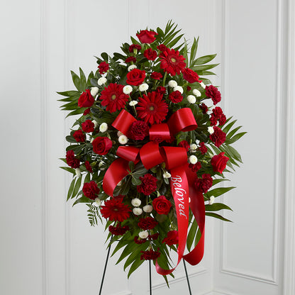 Treasured Memories Standing Spray – FARFANS FLOWERS & DECORATIONS LLC, Frederick MD