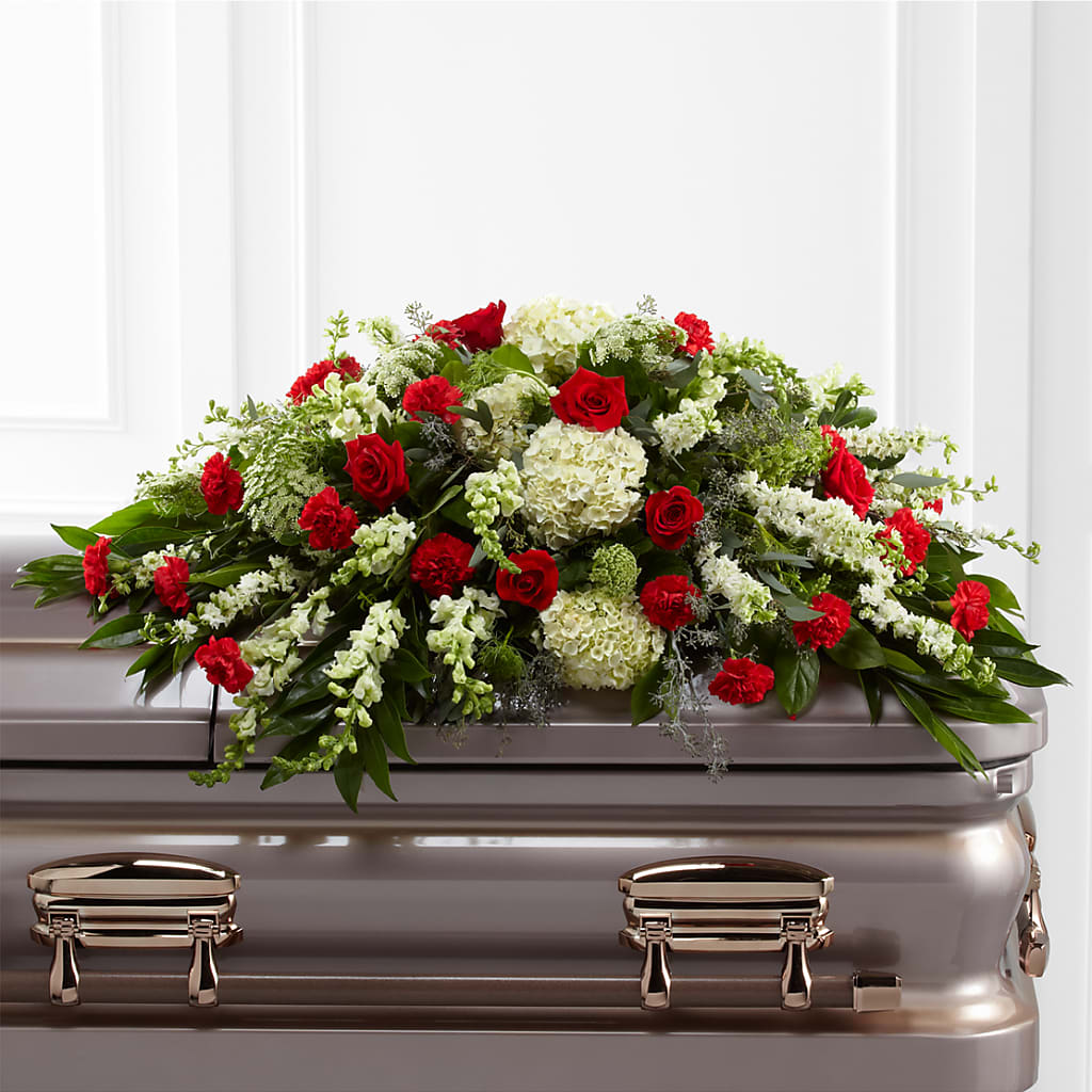 Sincerity Casket Spray – FARFANS FLOWERS & DECORATIONS LLC, Frederick MD