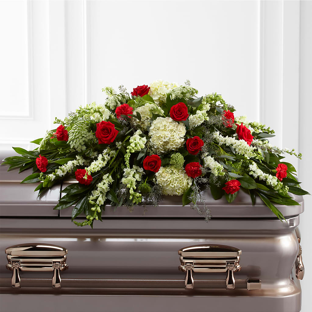 Sincerity Casket Spray – FARFANS FLOWERS & DECORATIONS LLC, Frederick MD