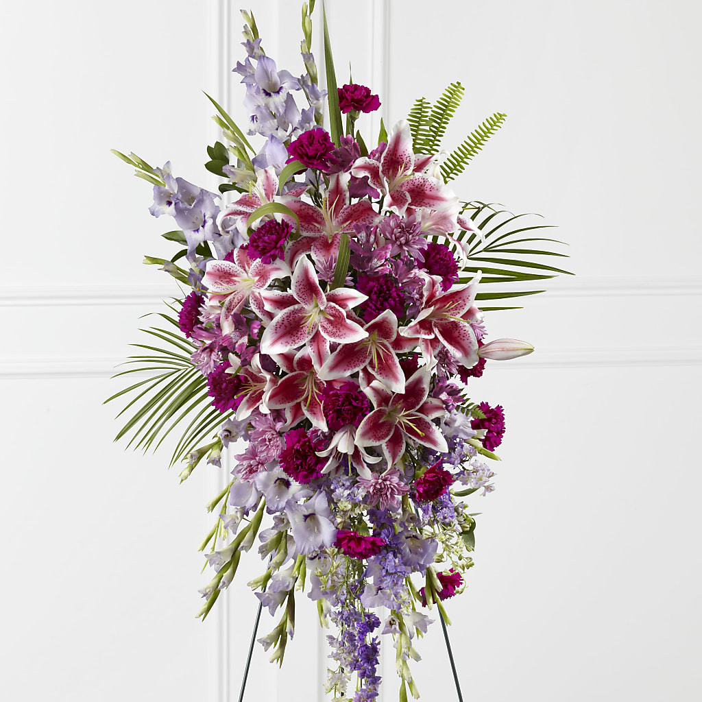 Tender Touch Standing Spray – FARFANS FLOWERS & DECORATIONS LLC, Frederick MD