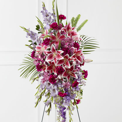 Tender Touch Standing Spray – FARFANS FLOWERS & DECORATIONS LLC, Frederick MD