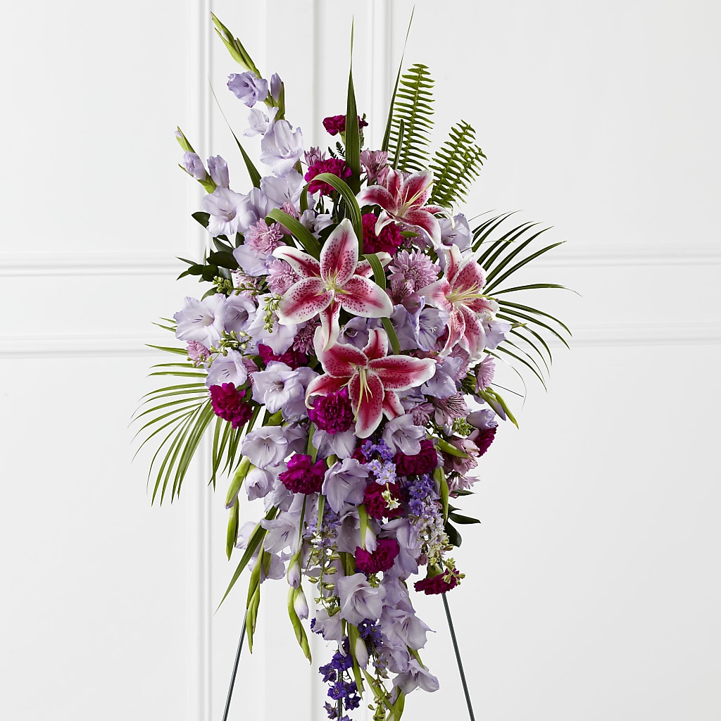 Tender Touch Standing Spray – FARFANS FLOWERS & DECORATIONS LLC, Frederick MD