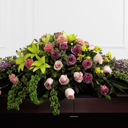 Forever Beloved Casket Spray – FARFANS FLOWERS & DECORATIONS LLC, Frederick MD