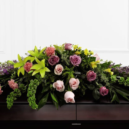 Forever Beloved Casket Spray – FARFANS FLOWERS & DECORATIONS LLC, Frederick MD