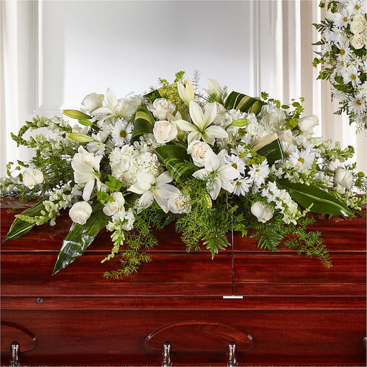 Abundance Casket Spray – FARFANS FLOWERS & DECORATIONS LLC, Frederick MD