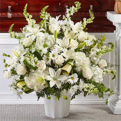 Thoughts of Tranquility Floor Basket – FARFANS FLOWERS & DECORATIONS LLC, Frederick MD
