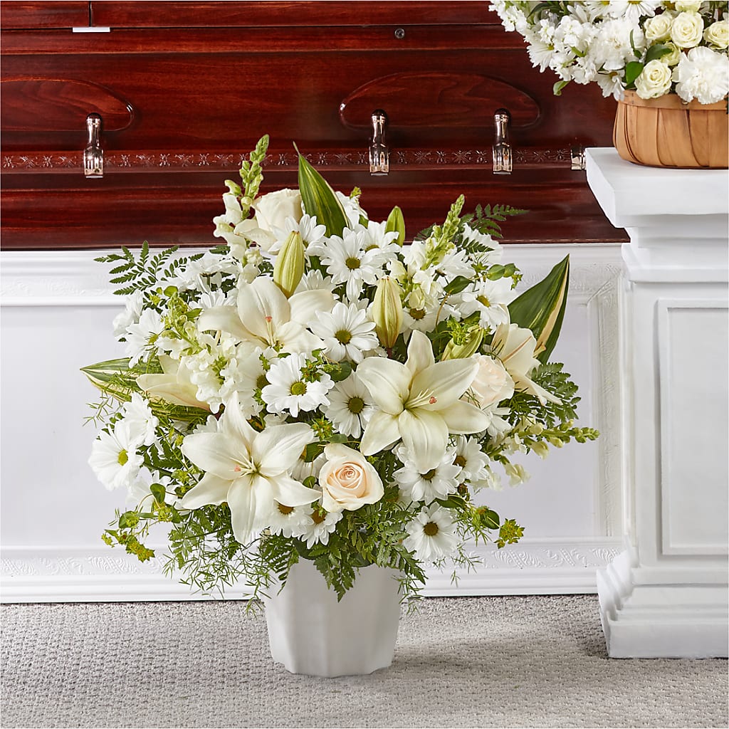 Thoughts of Tranquility Floor Basket – FARFANS FLOWERS & DECORATIONS LLC, Frederick MD
