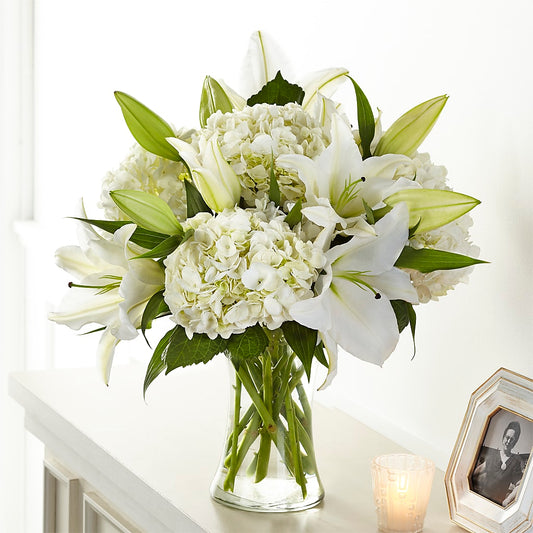Compassionate Lily Bouquet – FARFANS FLOWERS & DECORATIONS LLC, Frederick MD