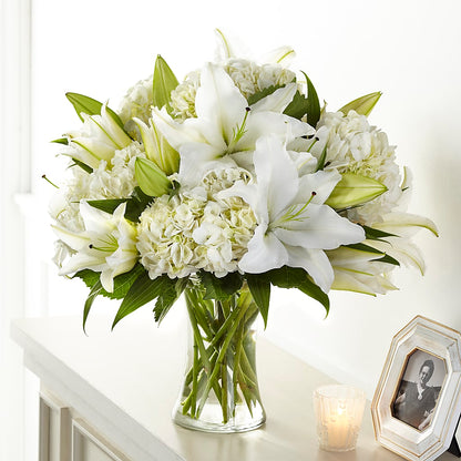 Compassionate Lily Bouquet – FARFANS FLOWERS & DECORATIONS LLC, Frederick MD