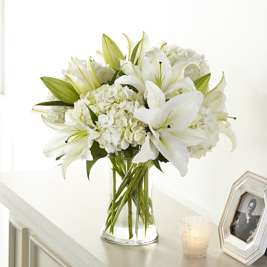 Compassionate Lily Bouquet – FARFANS FLOWERS & DECORATIONS LLC, Frederick MD