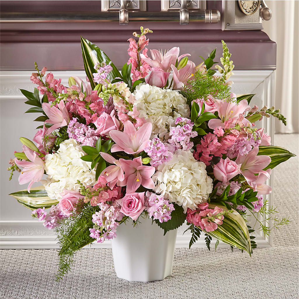 Simply Serene Floor Basket – FARFANS FLOWERS & DECORATIONS LLC, Frederick MD