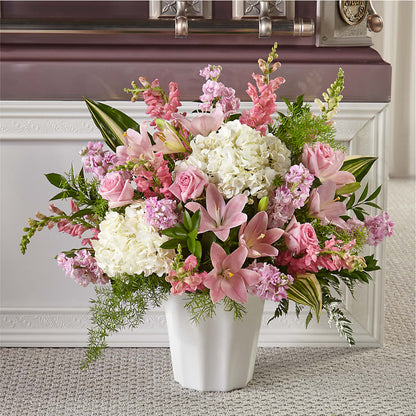 Simply Serene Floor Basket – FARFANS FLOWERS & DECORATIONS LLC, Frederick MD