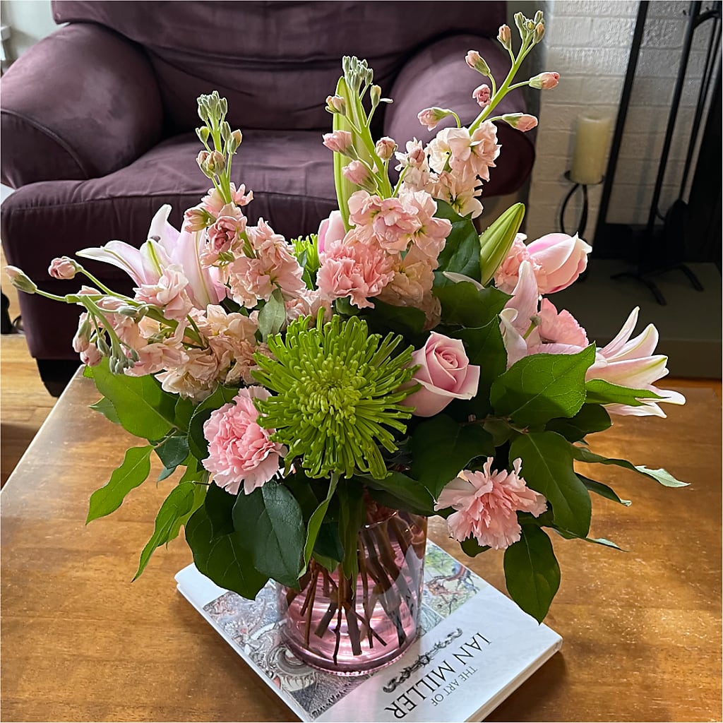 Pretty in Pink Bouquet – FARFANS FLOWERS & DECORATIONS LLC, Frederick MD