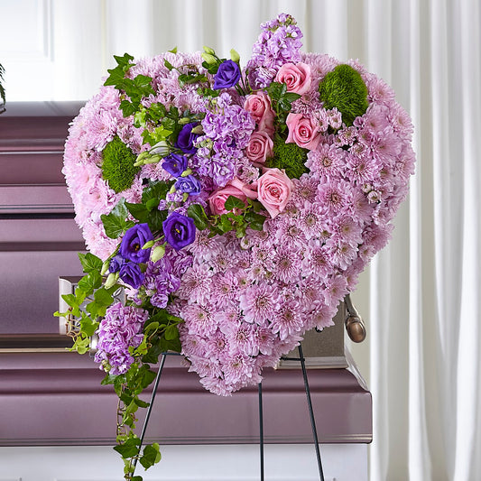 Treasured Love Standing Heart – FARFANS FLOWERS & DECORATIONS LLC, Frederick MD