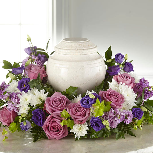 Blooming Sympathy Cremation Adornment – FARFANS FLOWERS & DECORATIONS LLC, Frederick MD