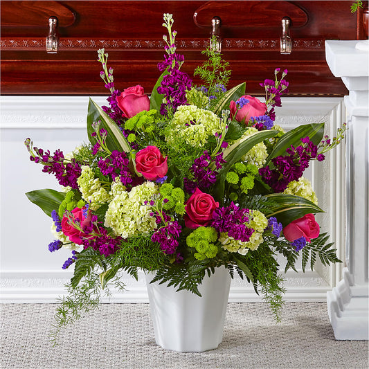 Beautiful Horizons Floor Basket – FARFANS FLOWERS & DECORATIONS LLC, Frederick MD