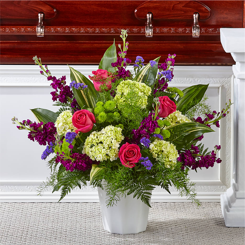 Beautiful Horizons Floor Basket – FARFANS FLOWERS & DECORATIONS LLC, Frederick MD