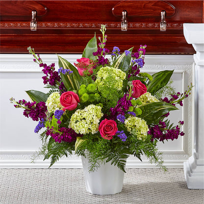 Beautiful Horizons Floor Basket – FARFANS FLOWERS & DECORATIONS LLC, Frederick MD