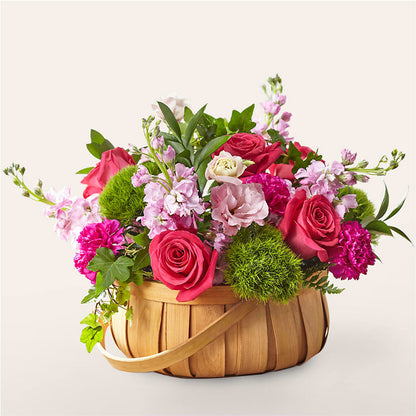 Radiance in Bloom Basket – FARFANS FLOWERS & DECORATIONS LLC, Frederick MD