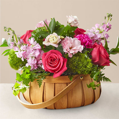 Radiance in Bloom Basket – FARFANS FLOWERS & DECORATIONS LLC, Frederick MD