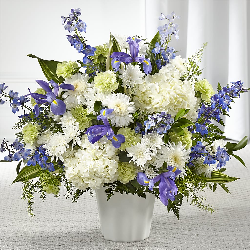 Soft Serenity Floor Basket – FARFANS FLOWERS & DECORATIONS LLC, Frederick MD
