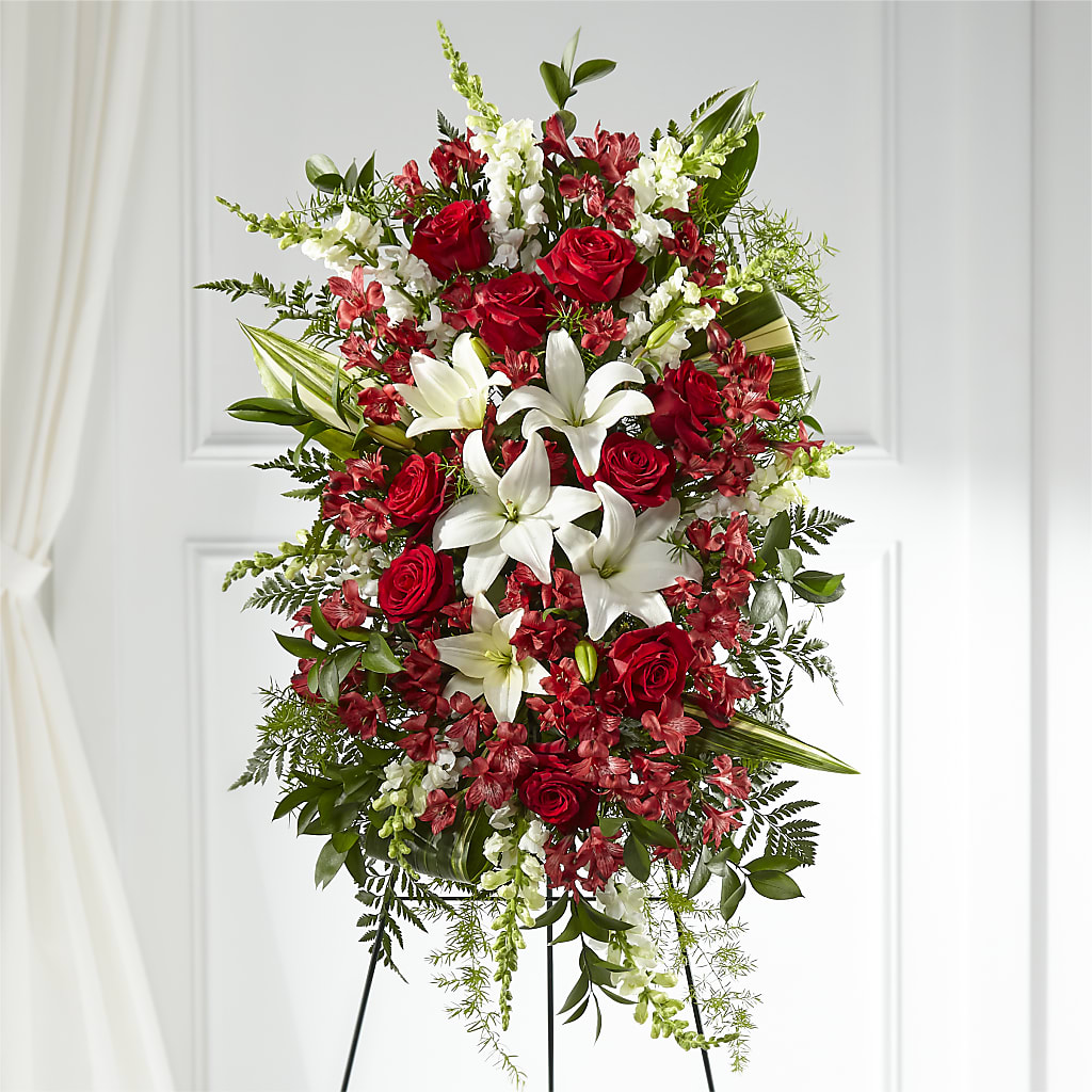 Everlasting Memory Standing Spray – FARFANS FLOWERS & DECORATIONS LLC, Frederick MD