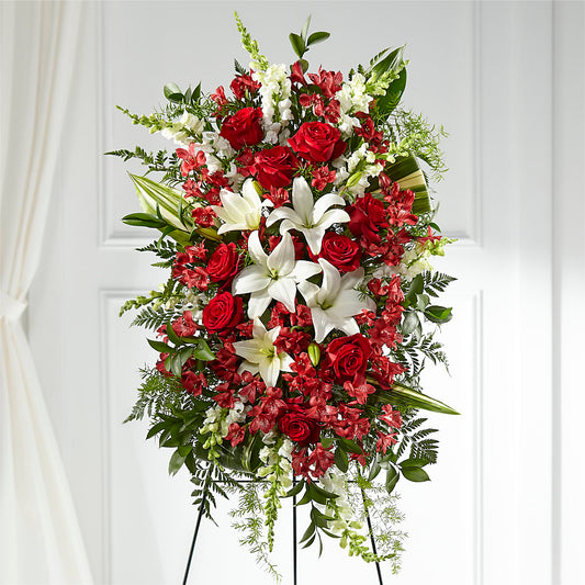 Everlasting Memory Standing Spray – FARFANS FLOWERS & DECORATIONS LLC, Frederick MD