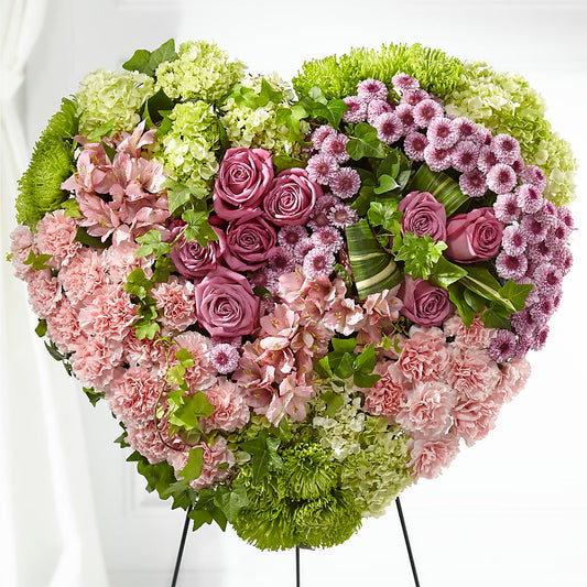 Heartwarming Standing Heart – FARFANS FLOWERS & DECORATIONS LLC, Frederick MD