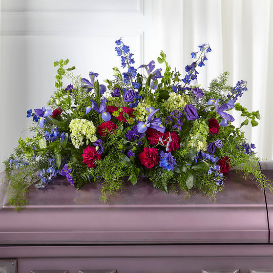 Always Treasured Casket Spray – FARFANS FLOWERS & DECORATIONS LLC, Frederick MD