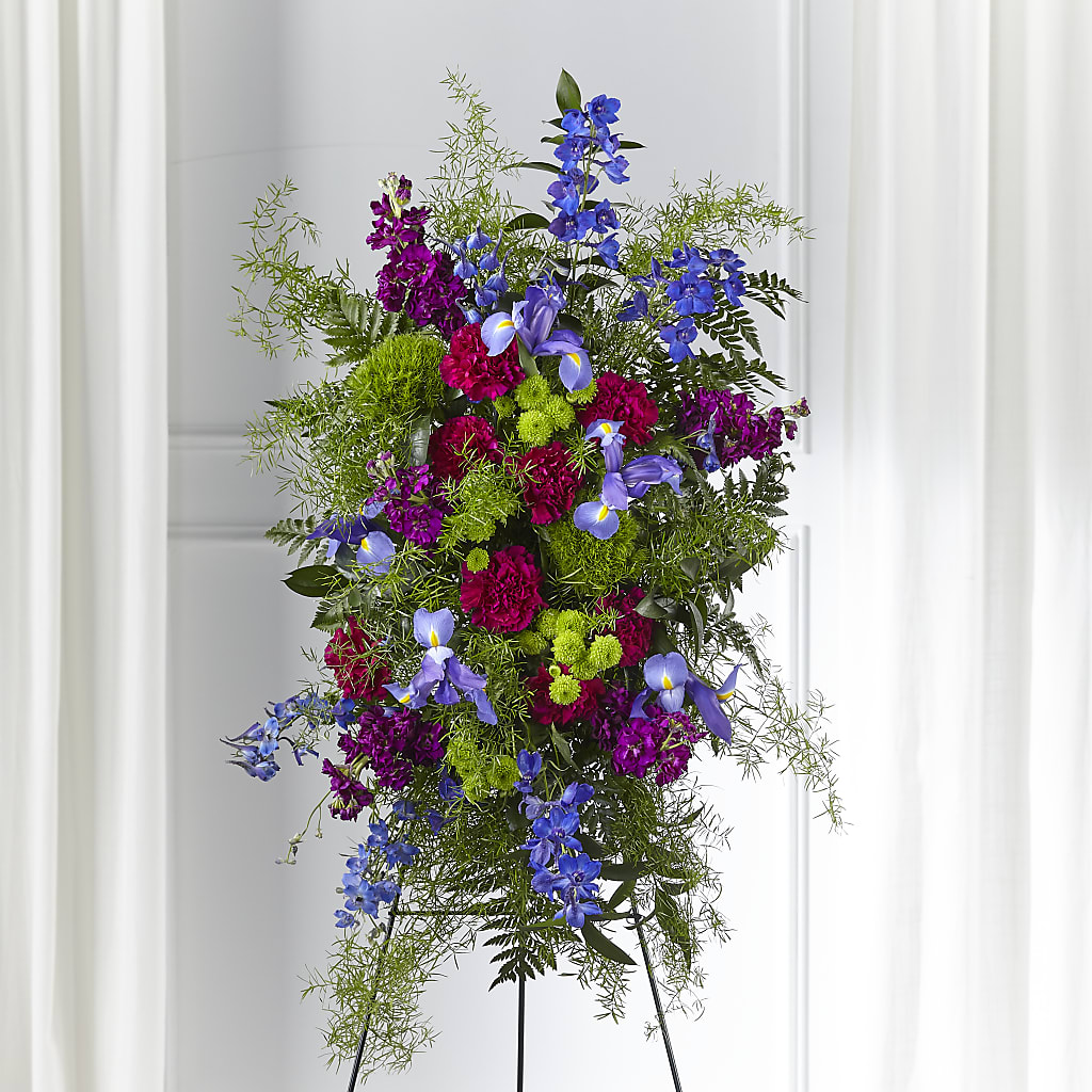Heavenly Skies Standing Spray – FARFANS FLOWERS & DECORATIONS LLC, Frederick MD