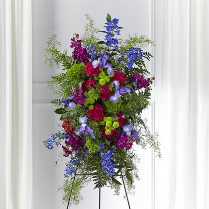 Heavenly Skies Standing Spray – FARFANS FLOWERS & DECORATIONS LLC, Frederick MD