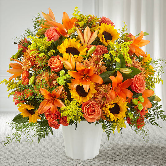 Harvest Thoughts Floor Basket – FARFANS FLOWERS & DECORATIONS LLC, Frederick MD