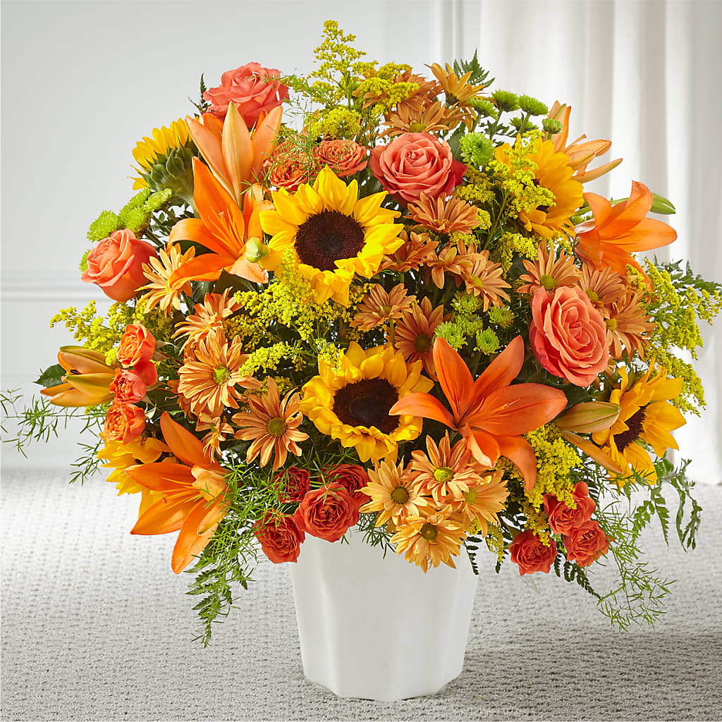 Harvest Thoughts Floor Basket – FARFANS FLOWERS & DECORATIONS LLC, Frederick MD