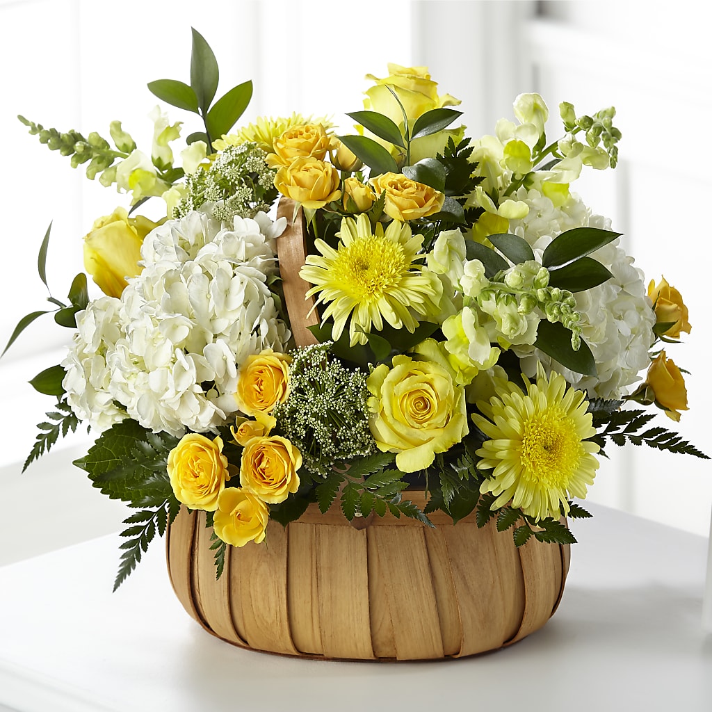 Rustic Remembrance Basket – FARFANS FLOWERS & DECORATIONS LLC, Frederick MD