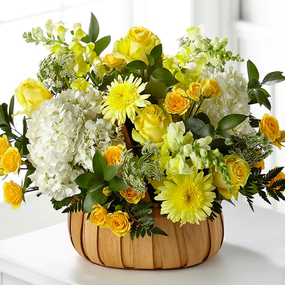Rustic Remembrance Basket – FARFANS FLOWERS & DECORATIONS LLC, Frederick MD