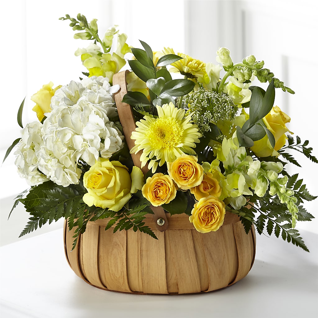 Rustic Remembrance Basket – FARFANS FLOWERS & DECORATIONS LLC, Frederick MD