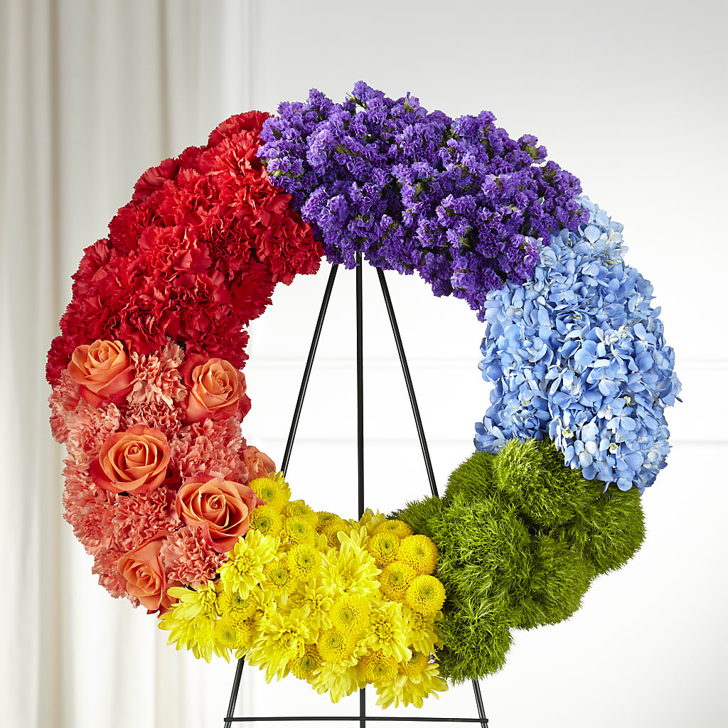 Circle of Love Wreath – FARFANS FLOWERS & DECORATIONS LLC, Frederick MD