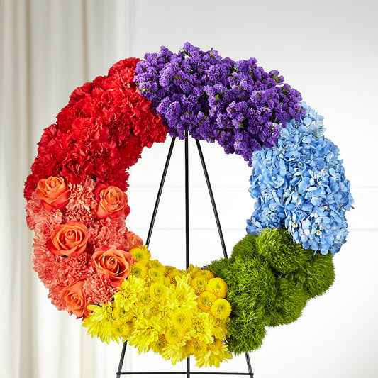 Circle of Love Wreath – FARFANS FLOWERS & DECORATIONS LLC, Frederick MD