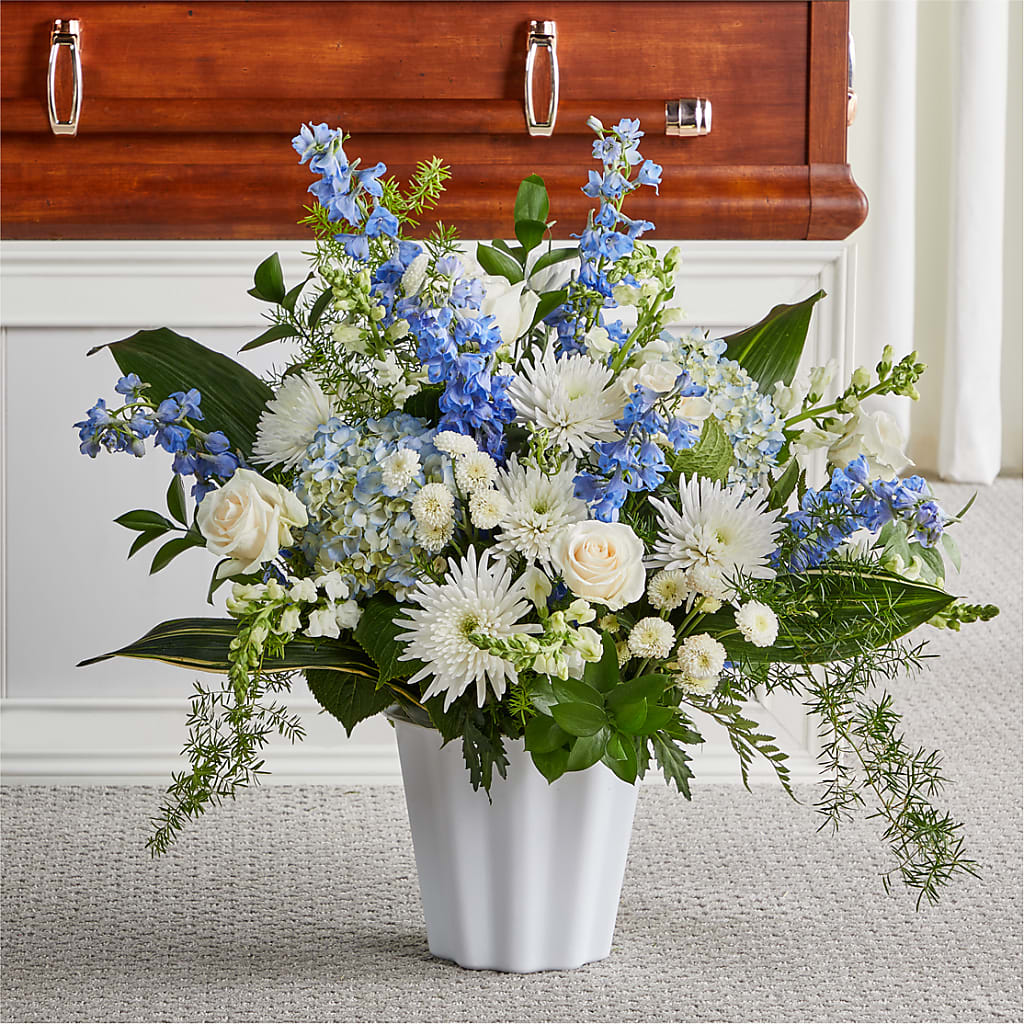 Everlasting Memories Floor Basket – FARFANS FLOWERS & DECORATIONS LLC, Frederick MD