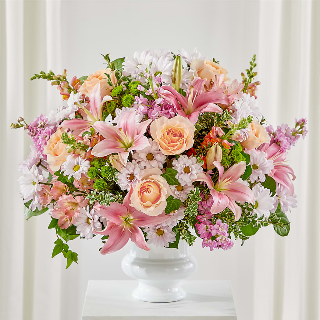 Heartfelt Gesture Urn Arrangement – FARFANS FLOWERS & DECORATIONS LLC, Frederick MD